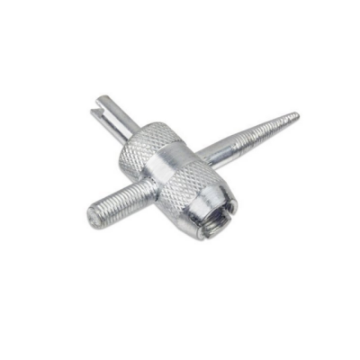 Tarraja cuatro servicios cromada